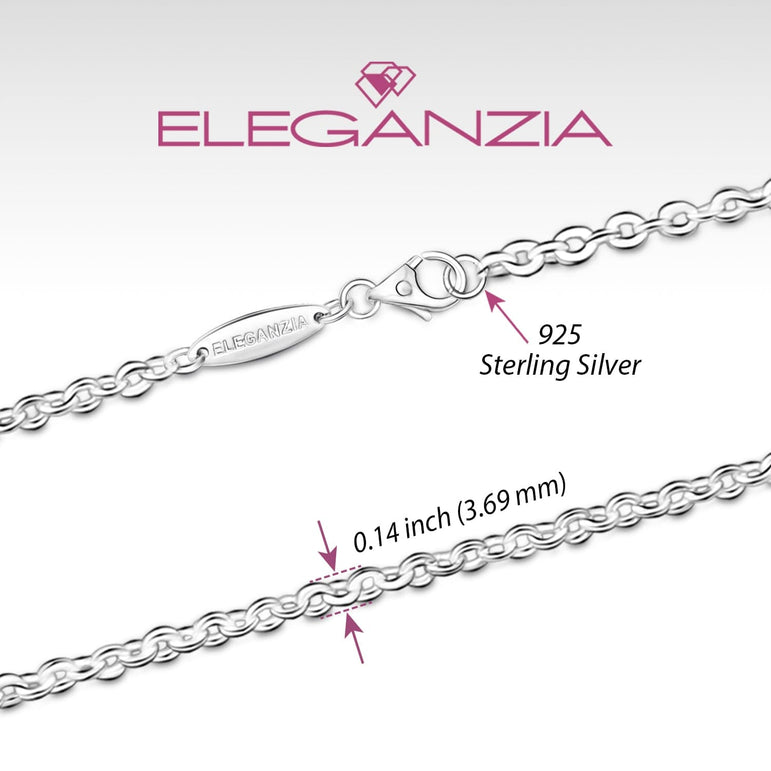 Adjustable Sterling Silver Necklace Chain for Men Chain