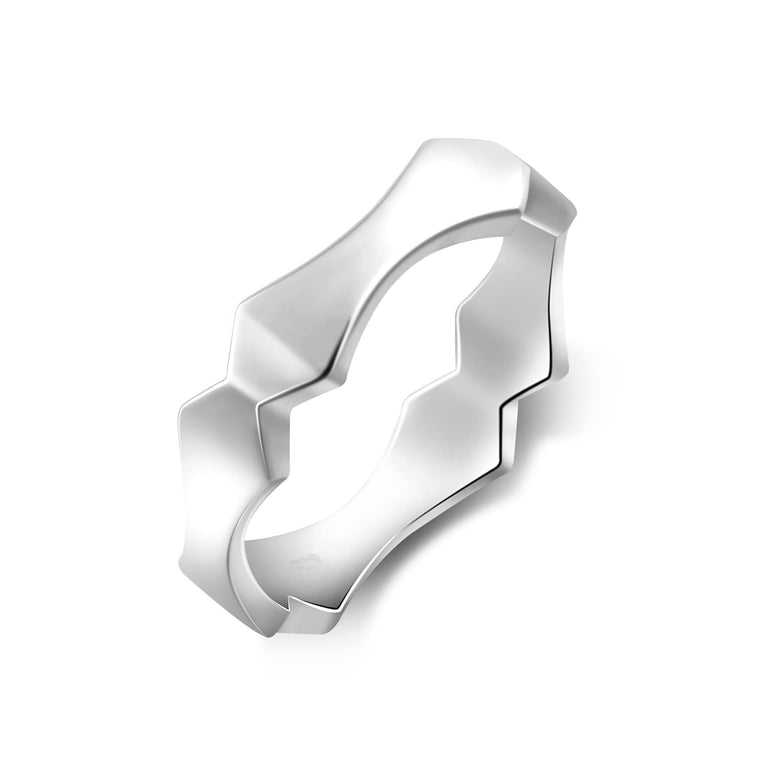 Bamboo Sterling Silver Rings for Men Ring