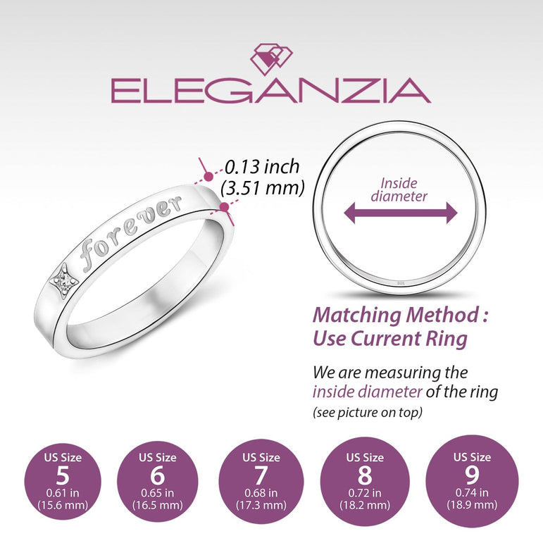 Everlasting Love Matching Promise Rings for Her Promise Ring