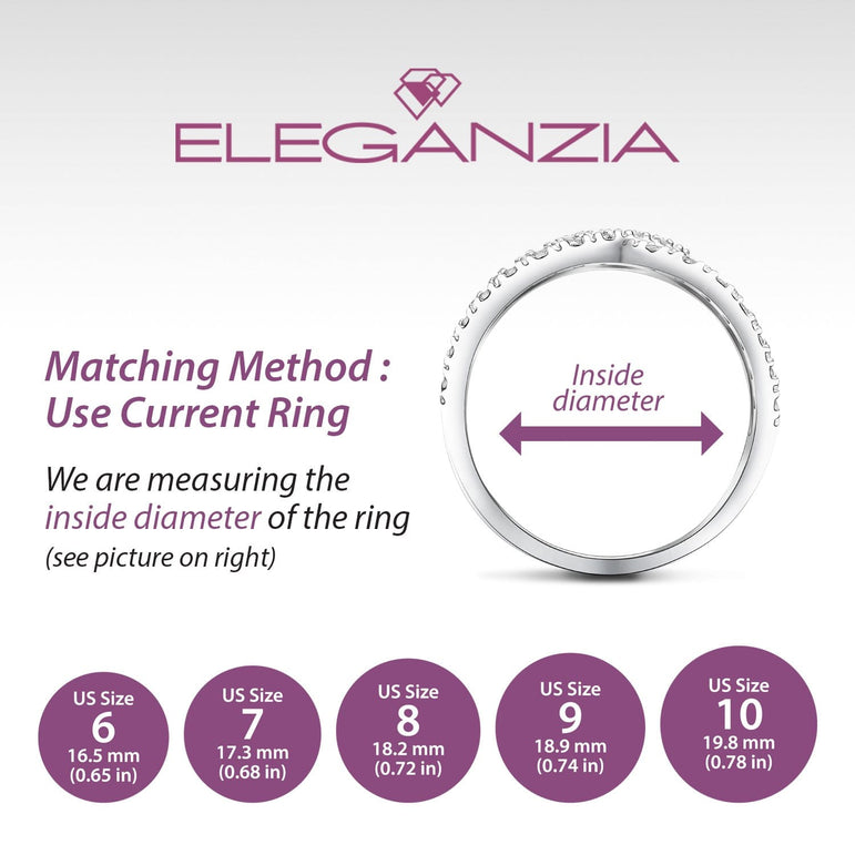 Simple Sterling Silver Criss Cross Rings Ring