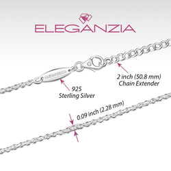 Adjustable Sterling Silver Necklace Chain for Women Chain