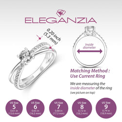 Round Cut Twisted Solitaire Engagement Ring Sterling Silver Promise Ring