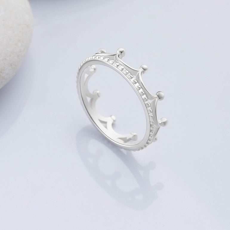 Crown Sterling Silver Stackable Rings Stacking Ring