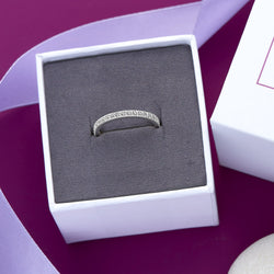 Eternity Stackable Rings Sterling Silver Stacking Ring