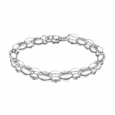 Men's Rocker Bikers Sterling Silver Bracelet Bracelet