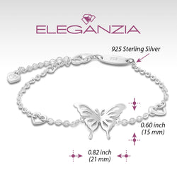 Classic Butterfly Bracelet Sterling Silver Bracelet