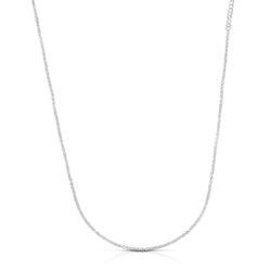Adjustable Sterling Silver Necklace Chain for Men and Women Chain