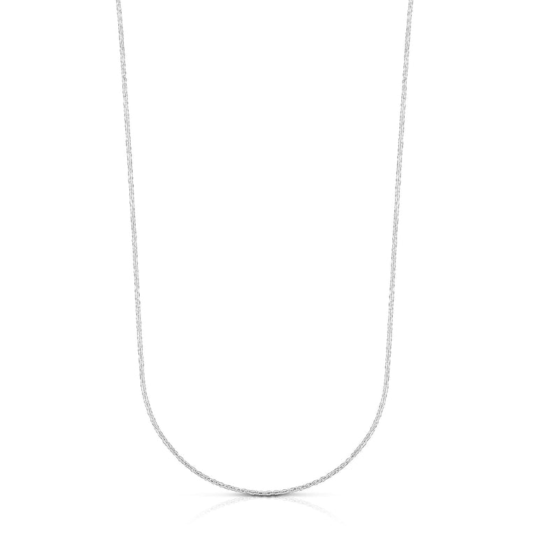 Adjustable Sterling Silver Necklace Chain for Men and Women Chain