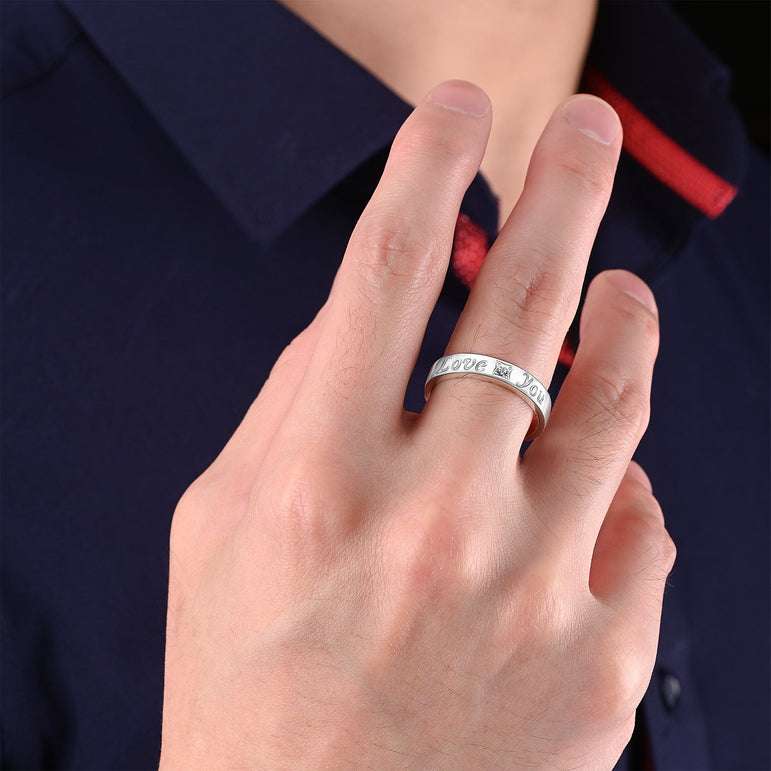 Everlasting Love Matching Promise Rings for Him Promise Ring