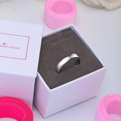 Twisted Romance Matching Promise Rings for Him Promise Ring