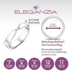 Twisted Romance Matching Promise Rings for Him Promise Ring