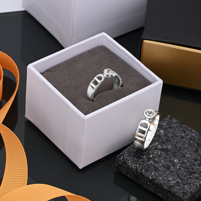 CZ I Do Silver Commitment Rings for Couples Set Couple Ring