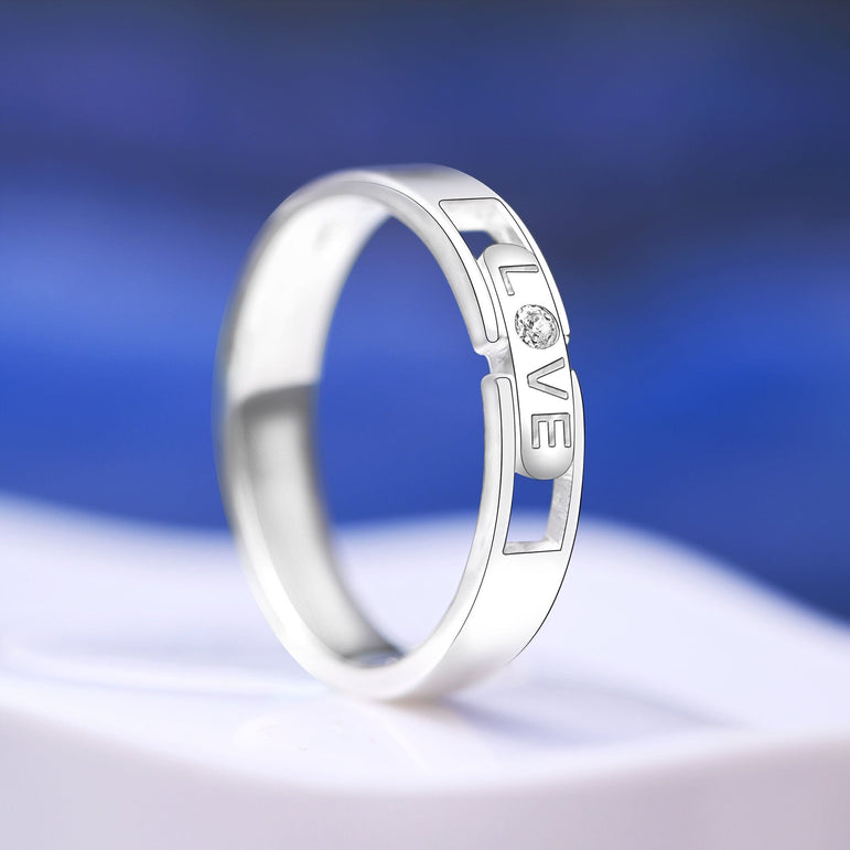Destined to Be Loved Silver Promise Rings for Her Promise Ring