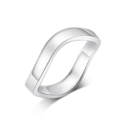 Ocean Wave Rings Sterling Silver Ring