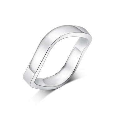 Ocean Wave Rings Sterling Silver Ring