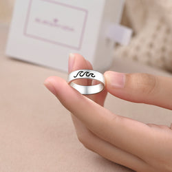 Summer Wave Sterling Silver Ring Ring
