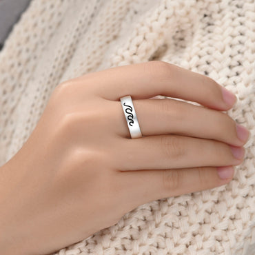 Summer Wave Sterling Silver Ring Ring