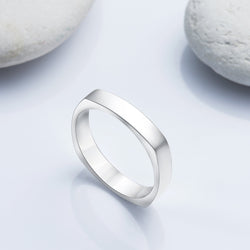 Classic Men Sterling Silver Ring Ring