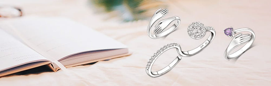 Adjustable Resizable Rings, One Size Fits All Resizable Rings