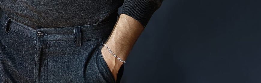 A Guide for Men: How to Style with Sterling Silver Bracelets