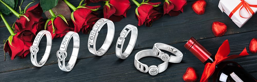 4 Types of Couples Rings as Anniversary Gifts - Eleganzia Jewelry