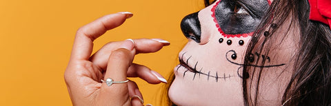 Minimalist Rings for a Subtle Halloween Look