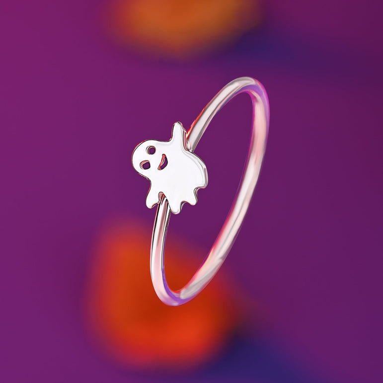 Fa-boo-lous Ghost Ring Sterling Silver Ring