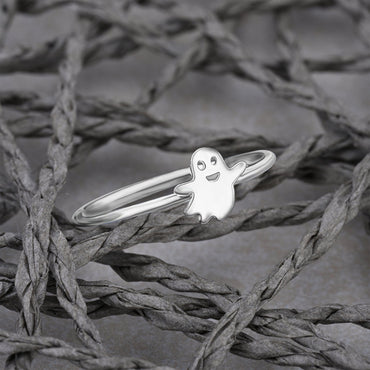 Fa-boo-lous Ghost Ring Sterling Silver Ring