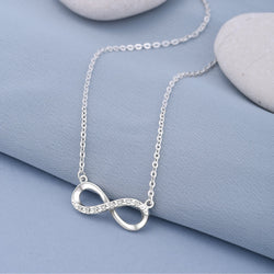 Sterling Silver Infinity Necklace Pendant Necklace