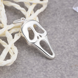 The Scream Skull Pendant Sterling Silver Pendant