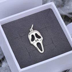 The Scream Skull Pendant Sterling Silver Pendant