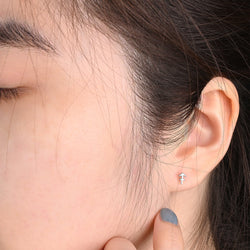 Sagittarius Stud Earrings Sterling Silver - Zodiac Constellation Earrings Stud Earrings