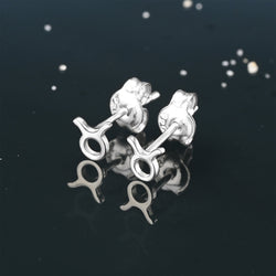 Taurus Stud Earrings Sterling Silver - Zodiac Constellation Earrings Stud Earrings
