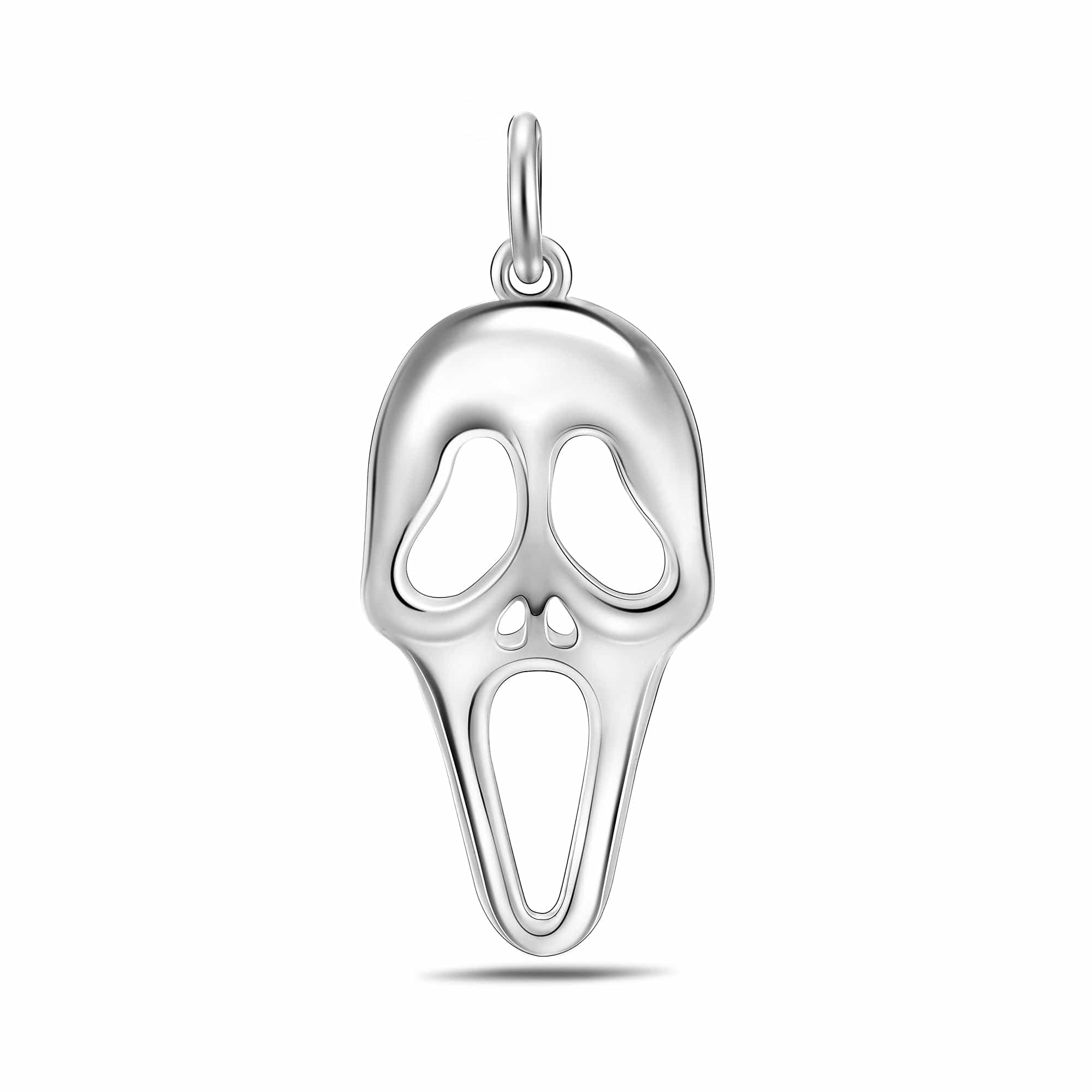 The Scream Skull Pendant Sterling Silver