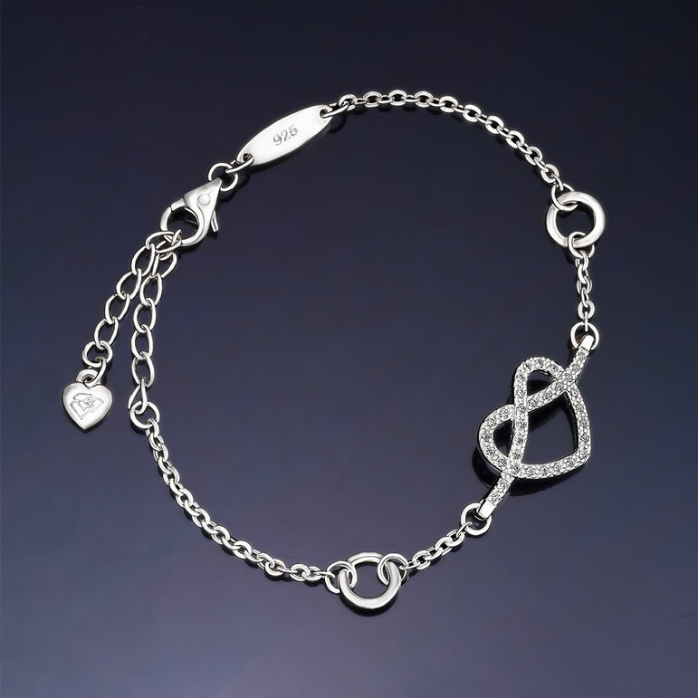 Sincere 2345 PCS Love Knot Infinity Bracelet for India | Ubuy