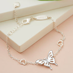 Classic Butterfly Bracelet Sterling Silver Bracelet