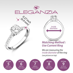 CZ Marry Me Engagement Rings for Her Channel Band Promise Ring