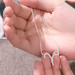 Copy of Zodiac Necklace Silver Astrology Constellation Necklace Horoscope Jewels Pendant Necklace