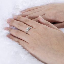 Be Mine Silver Promise Ring Couple Rings