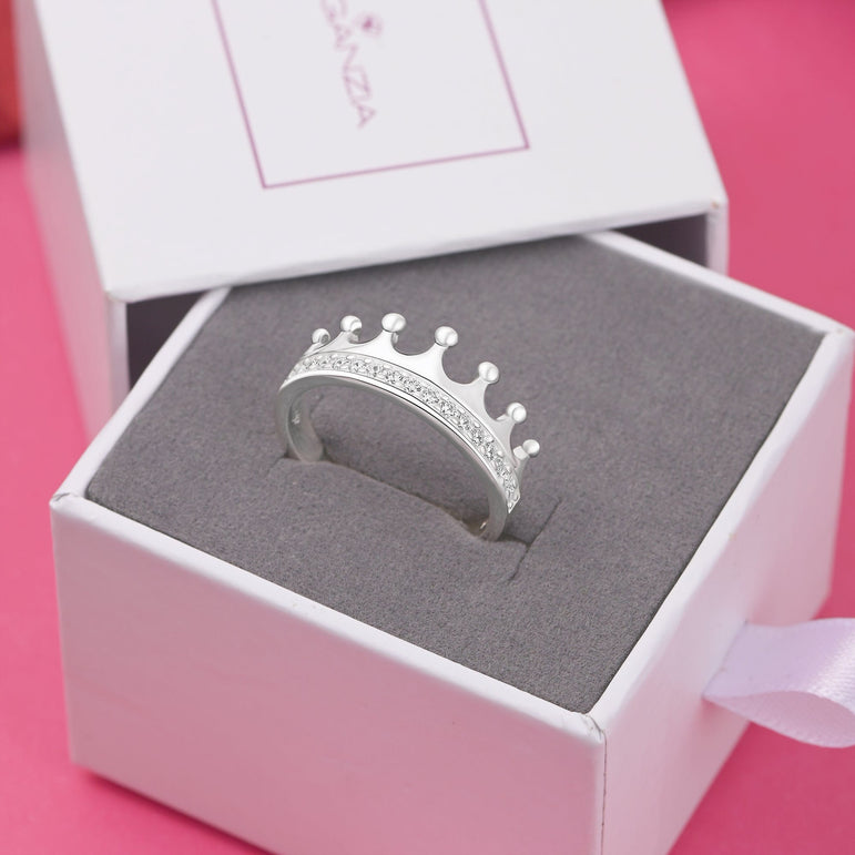 King and Queen Crown Promise Rings for Him Promise Ring