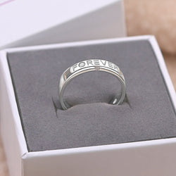 Destined to Be Loved Silver Promise Rings for Him Promise Ring