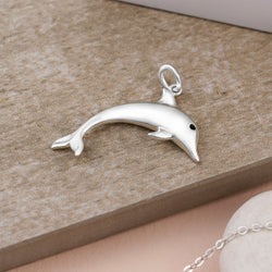 Dolphin Sterling Silver Pendant Jewelry Pendant