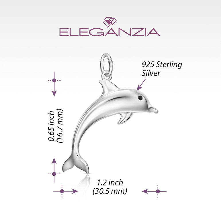 Dolphin Sterling Silver Pendant Jewelry