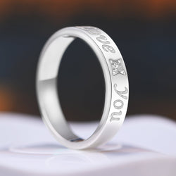 Everlasting Love Matching Promise Rings for Him Promise Ring