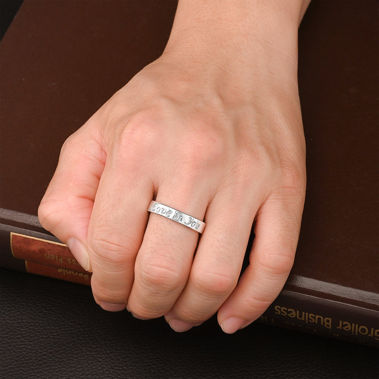 Everlasting Love Matching Promise Rings for Him Promise Ring