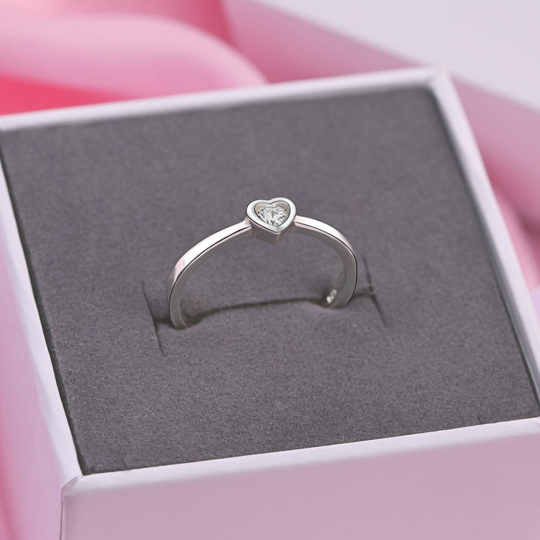 Endless Love CZ Couples Promise Rings for Her Promise Ring