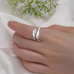Warm Hug Ring Sterling Silver Adjustable Ring Adjustable Ring