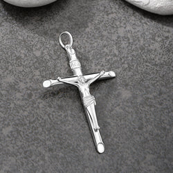 Sterling Silver Crucifix Pendant for Women Men Pendant