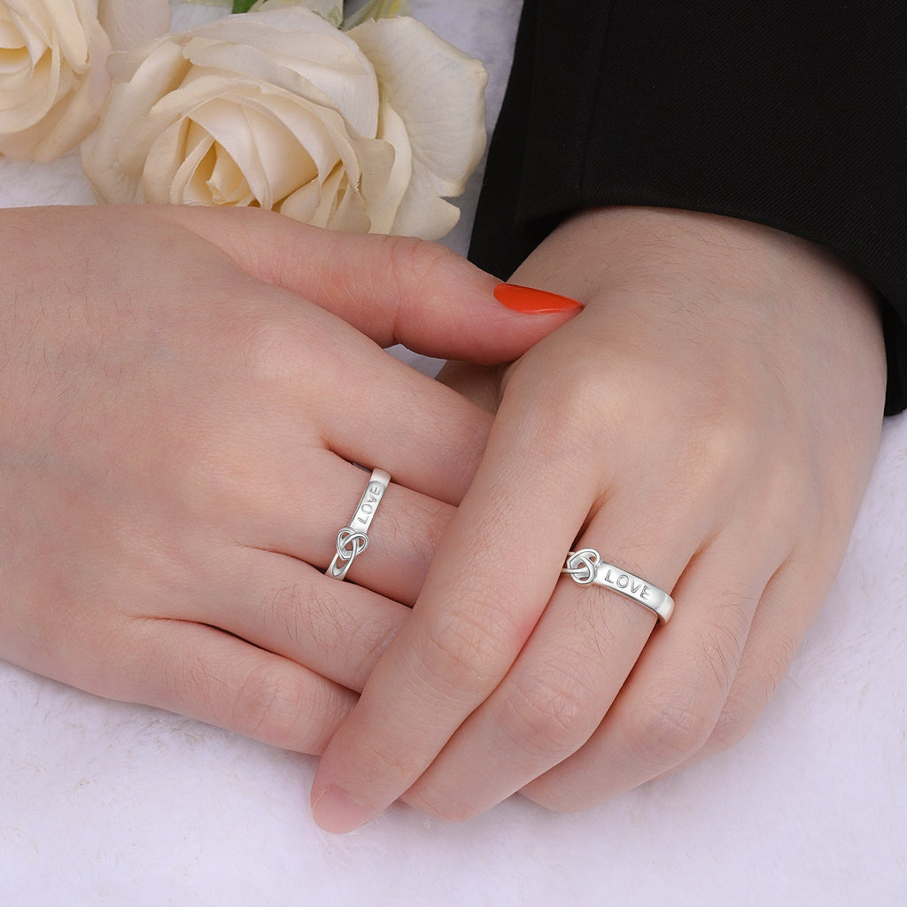 Infinity Promise Rings For Couples