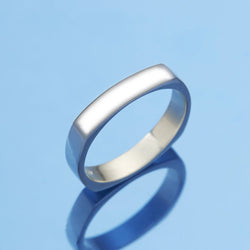 Classic Men Sterling Silver Ring Ring